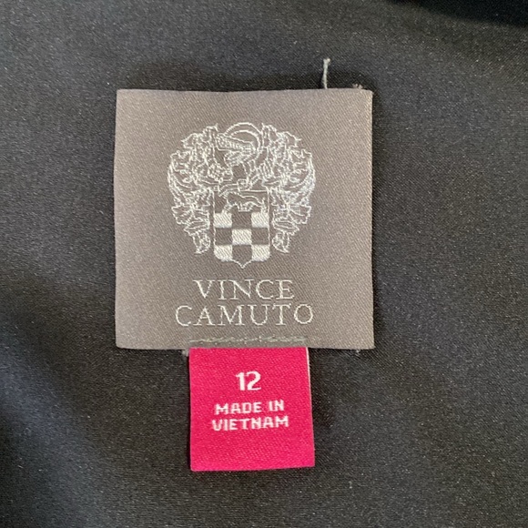 Vince Camuto Black Lace Overlay Sleeveless Sheath dress size 12 - Picture 14 of 14